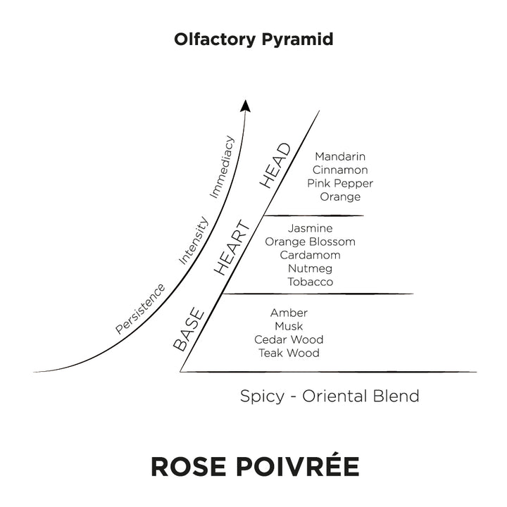 Rose Poivree Olfactory Pyramid – 250 ml Diffuser