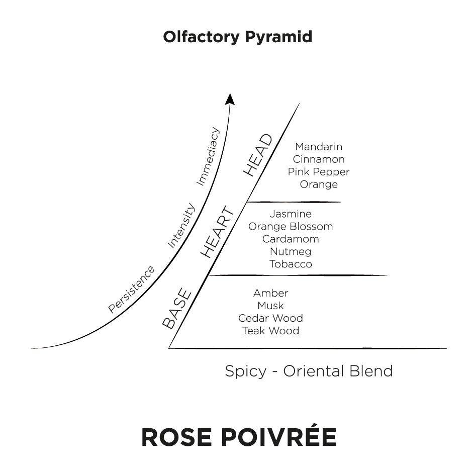 Rose Poivree Olfactory Pyramid – 250 ml Diffuser